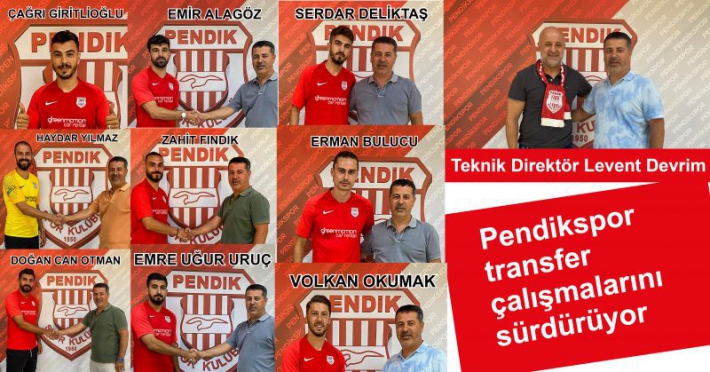 Pendikspor transfer çalışmalarını sürdürüyor