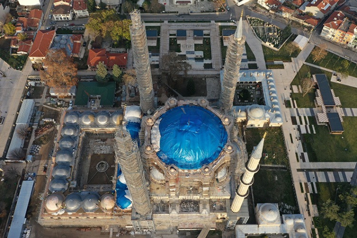 Selimiye Camisi’nde kapsamlı restorasyon
