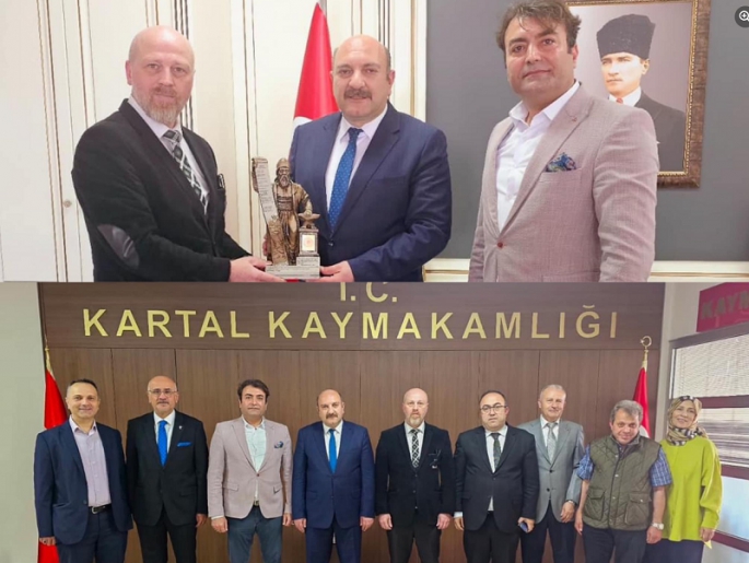 AHİSİAD’tan Kartal Kaymakamı Edip Çakıcı’ya Ziyaret