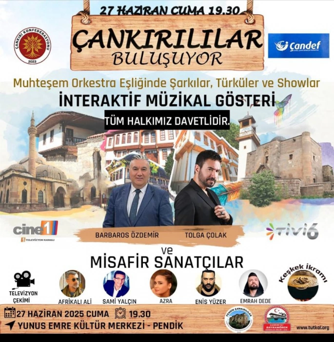 Çankırılılar Pendik’te Buluşuyor: Müzik, Kültür ve Keşkek Bir Arada