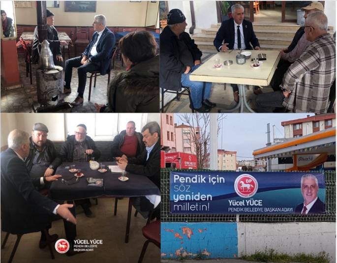 DP Başkan Adayı Yücel Yüce Köy Köy Geziyor