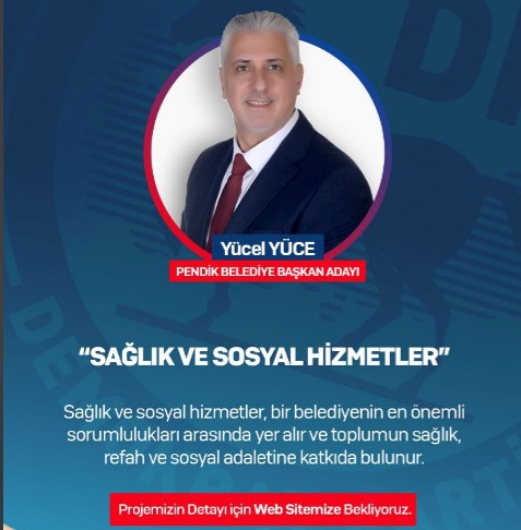 DP BAŞKAN ADAYI YÜCEL YÜCE, SAĞLIK VE SOSYAL HİZMETLERE DAİR PROJELERİNİ AÇIKLADI