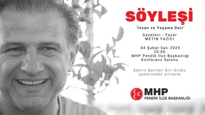 Gazeteci – Yazar Metin Yazıcı ve Şehrin Şairleri MHP’nin Konuğu