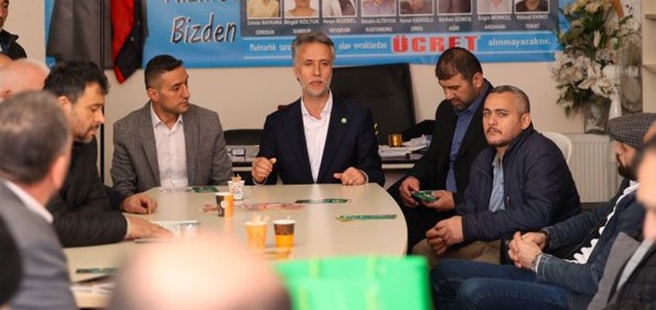 HÜDA PAR  Adayı Erdal Almalı : “Sıkılmadık El, Girilmeyen Gönül Bırakmayacağız”
