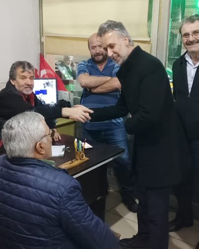 HÜDA PAR Pendik Belediye Başkan Adayı Erdal Almalı Her Kesimden Komşuları İle Buluşmaya Devam Ediyor