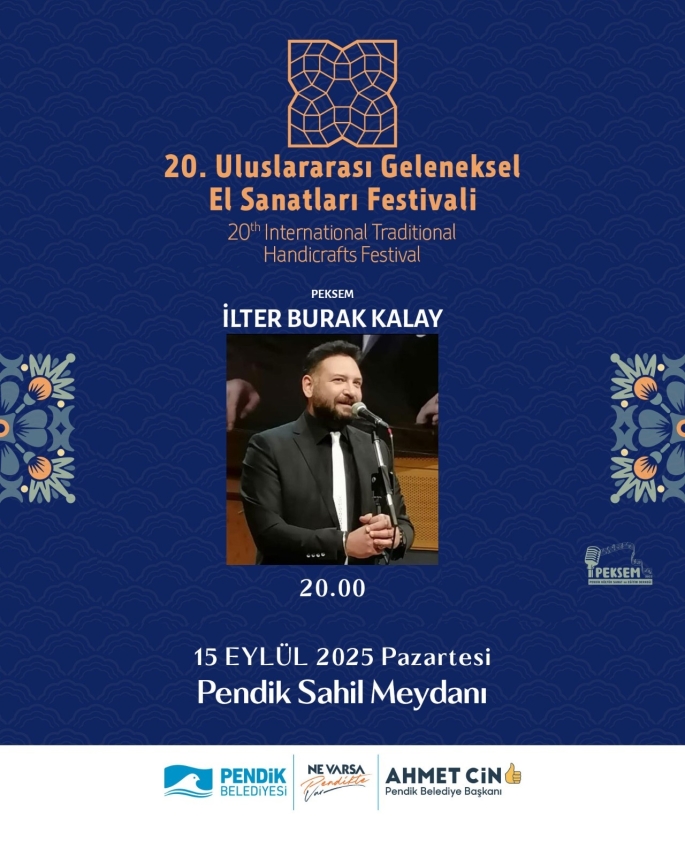 İlter Burak Kalay Bu Akşam Pendik Sahil Meydanında Sahne Alacak