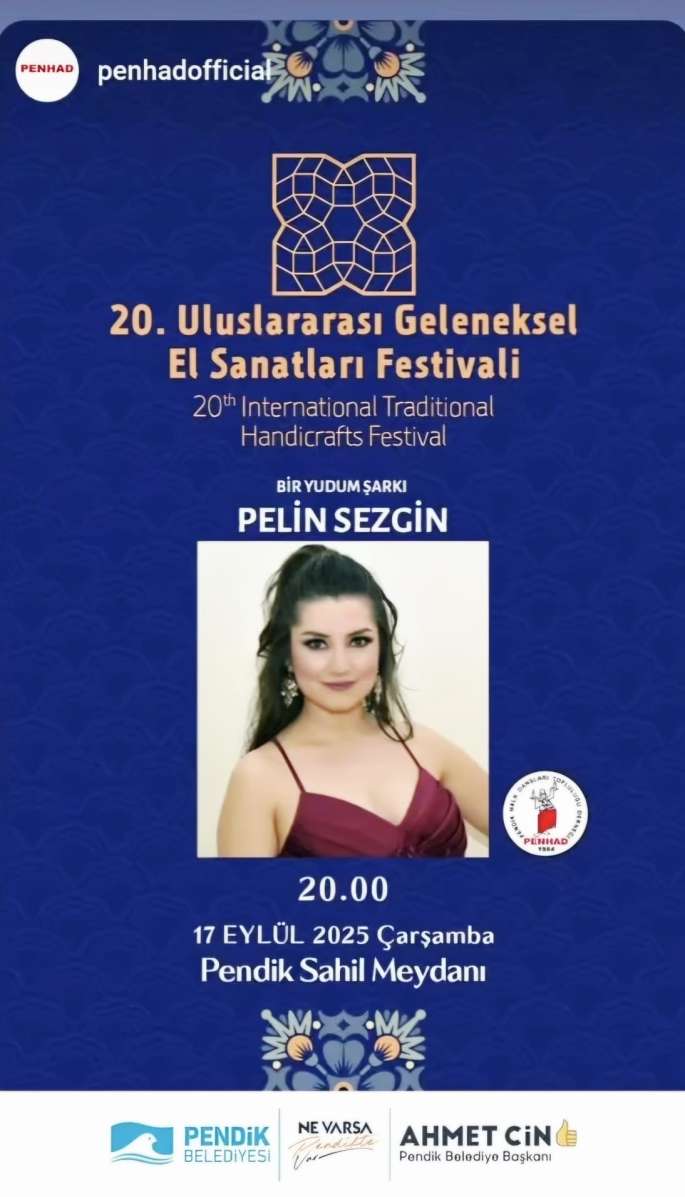 Pelin Sezgin Bu Akşam Pendik Sahil Meydanında Müzikseverlerle Buluşuyor