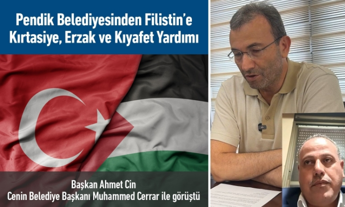 Pendik Belediyesi Filistin’e Kırtasiye, Erzak ve Kıyafet Yardımı Gönderiyor