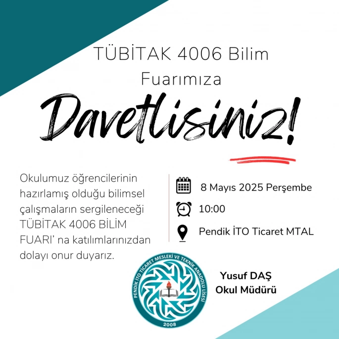 Pendik İTO Ticaret MTAL Öğrencilerinden Bilim Şöleni