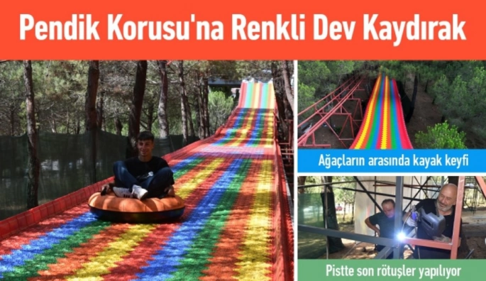 Pendik Korusu’na 161 Metrelik Renkli Dev Kaydırak Geliyor