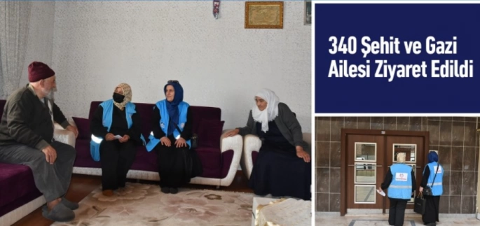 Pendik’te 340 Şehit ve Gazi Ailesi Ziyaret Edildi