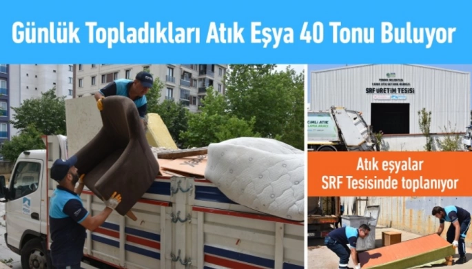 Pendik’te Günlük Atık Eşya Toplama 40 Tonu Aşıyor