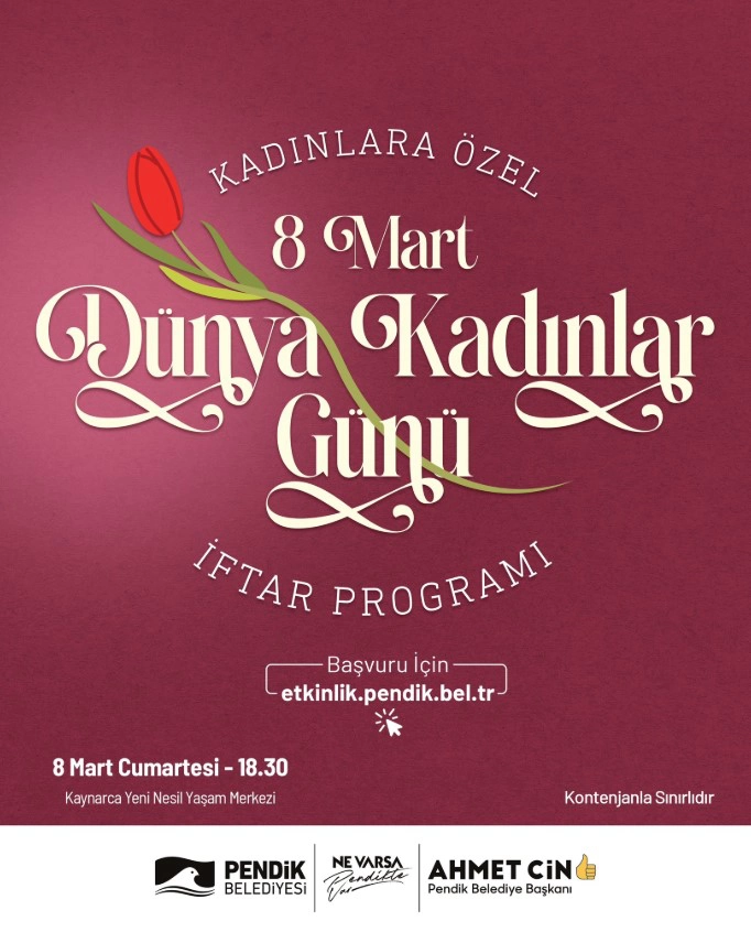 Pendik’te Kadınlar Gününe Özel İftar Daveti