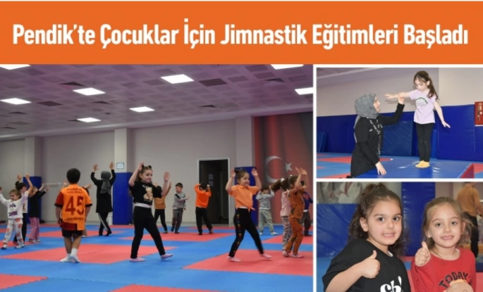 Pendik'te Miniklere Jimnastik Eğitimi Başladı