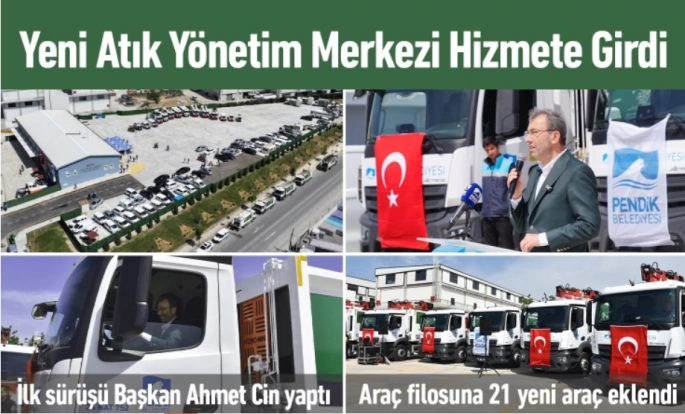 Pendik’te Yeni Atık Yönetim Merkezi Hizmette