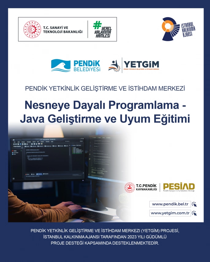 Pendik YETGİM’de Java Geliştirme ve Uyum Eğitimi Başvuruları Başladı