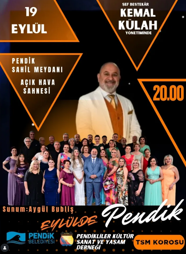 Pendikliler Derneği TSM Korosu 19 Eylül’de Pendik Sahil Meydanında Sahne Alıyor