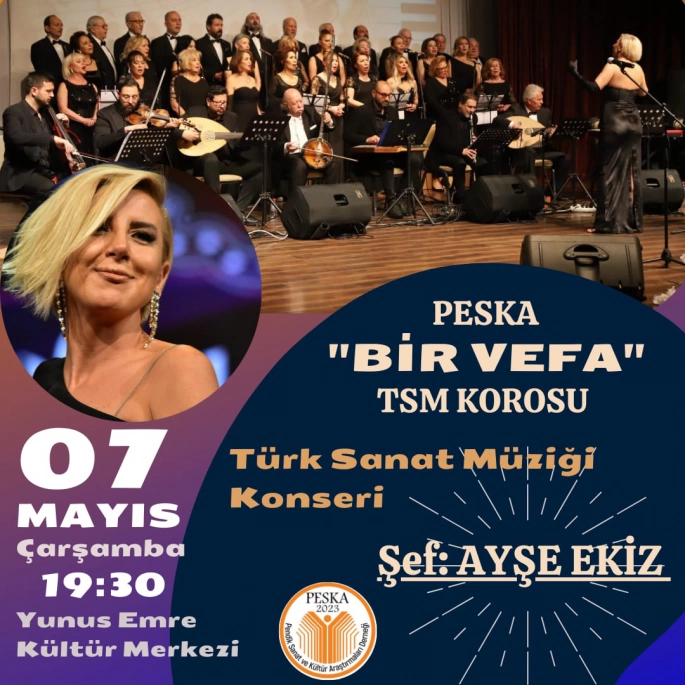 PESKA'dan Türk Sanat Müziği Ziyafeti 7 Mayıs’ta
