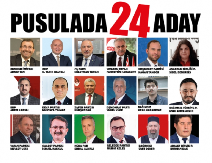 Pusulada 24 Aday Var