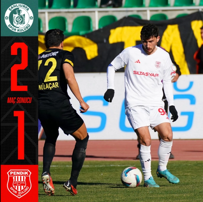Şanlıurfaspor 2-1 Pendikspor 