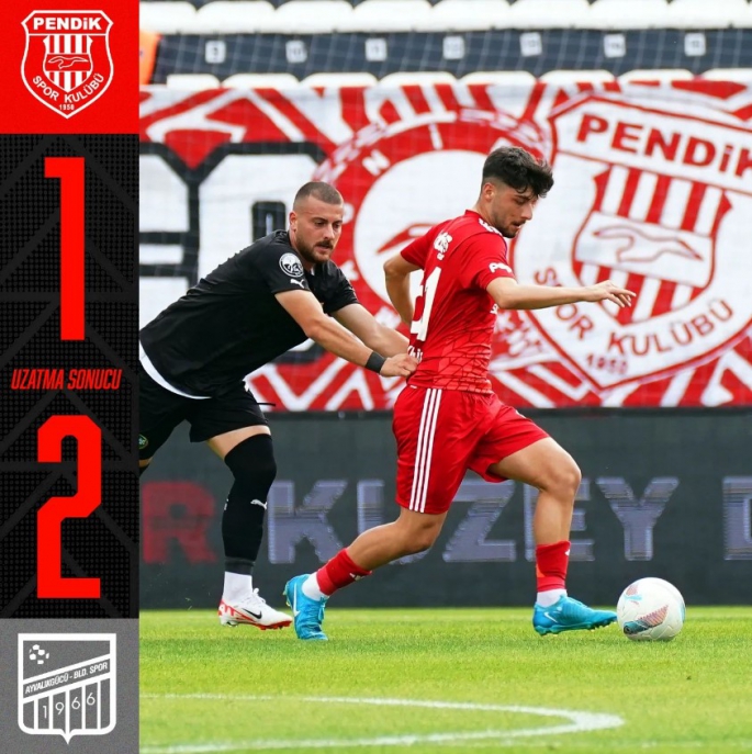 Siltaş Yapı Pendikspor 1 - 2  Ayvalıkgücübelediyespor