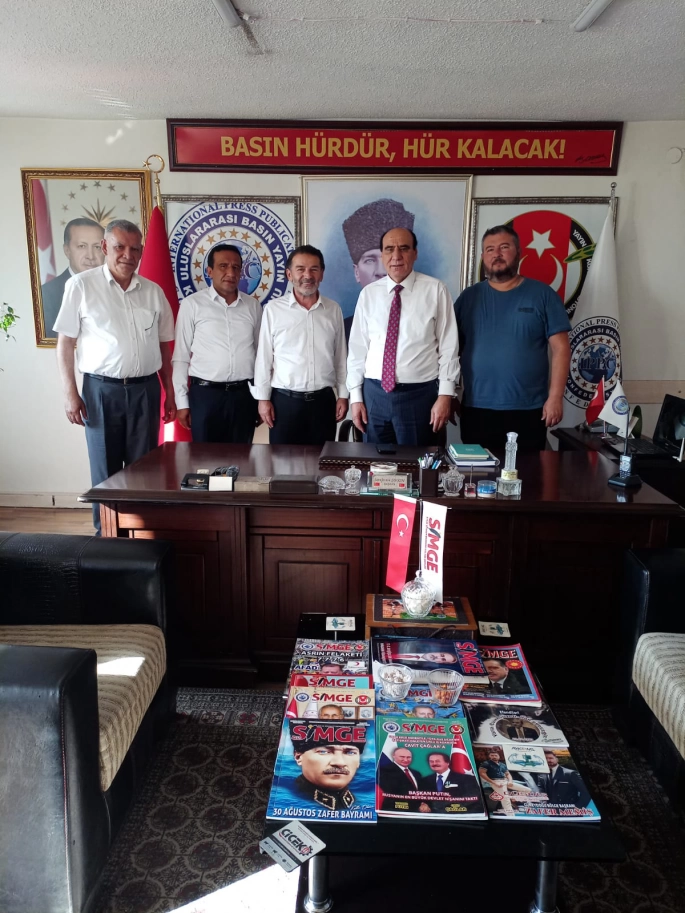 Simge Dergisi İmtiyaz Sahibi Şerafettin Şıvkın’a Ziyaret