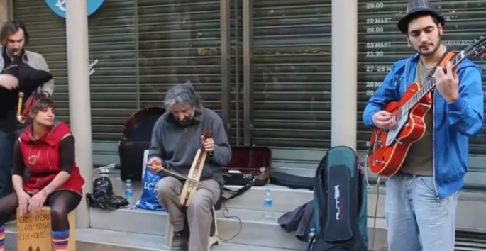 Sokak Sanatçıları İle Sokaklar Reklensin,  Gönüller Şenlensin