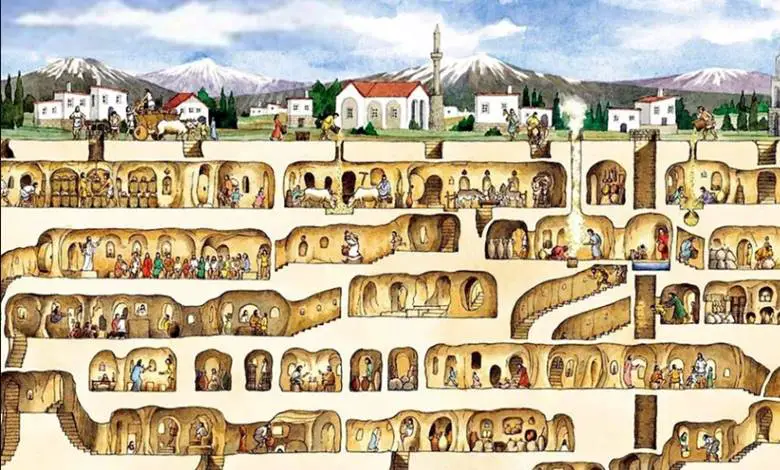 Derinkuyu Yeraltı Şehri  içinde neler var